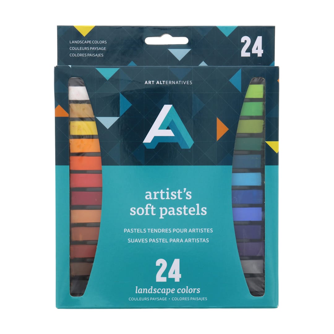Open in modal - Artist Soft Pastel Sets 24-Color Set   Landscape - Peggable