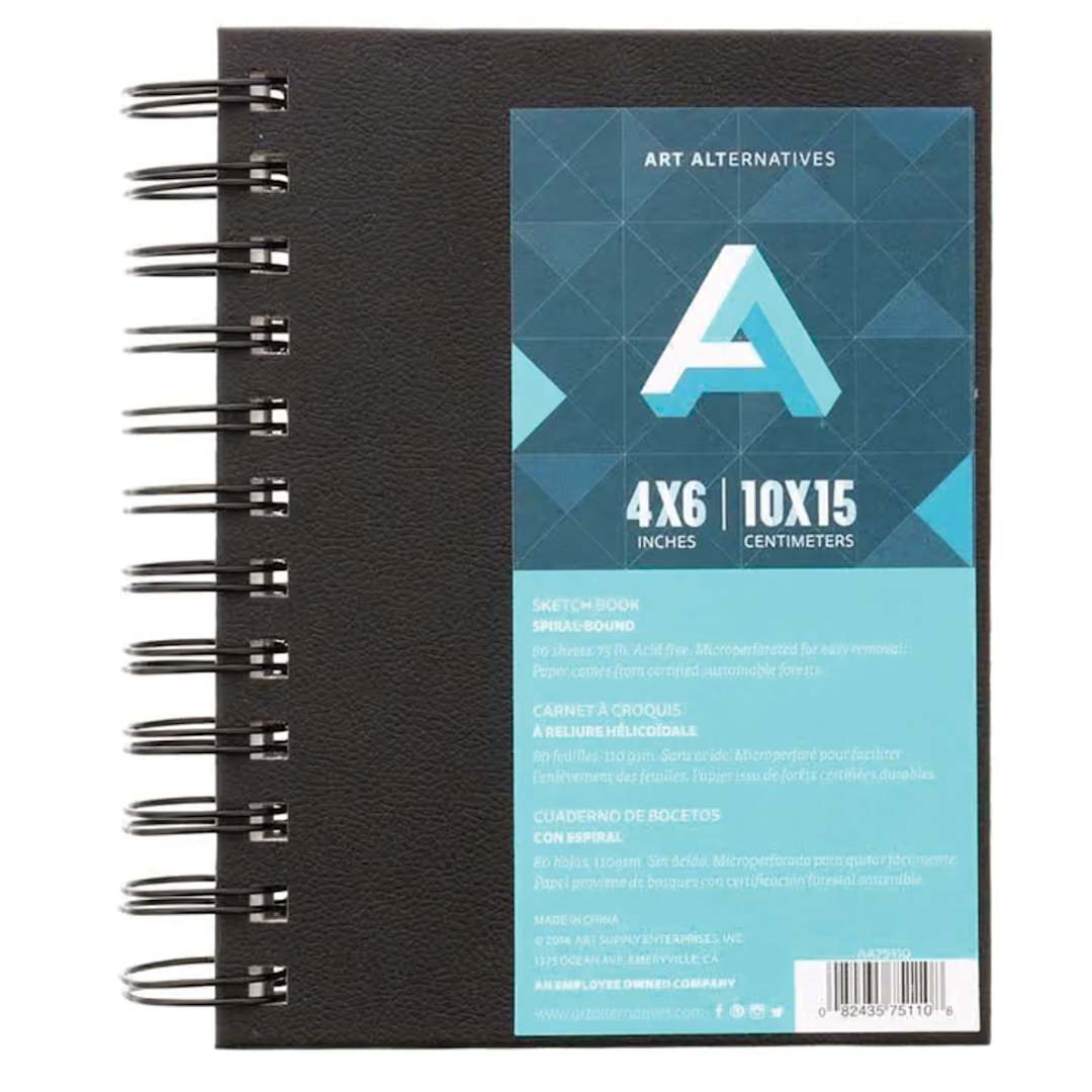 Open in modal - Art Alternatives Sketchbook Wirebound 4X6