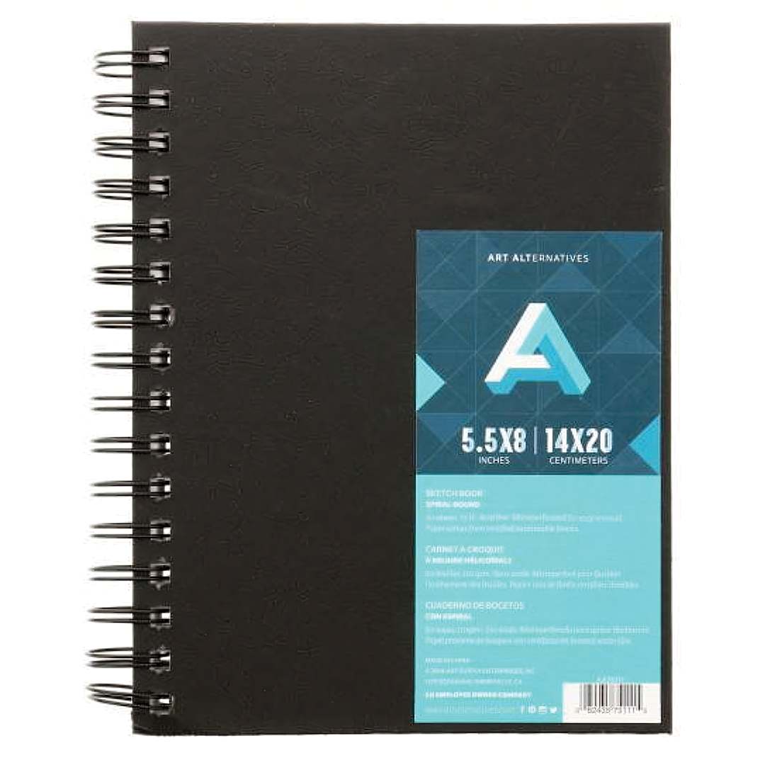 Open in modal - Art Alternatives Sketchbook Wirebound 5.5X8