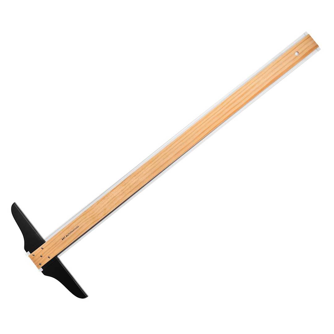 Open in modal - Art Alternatives Wooden Acrylic Edged T-Square, 36"