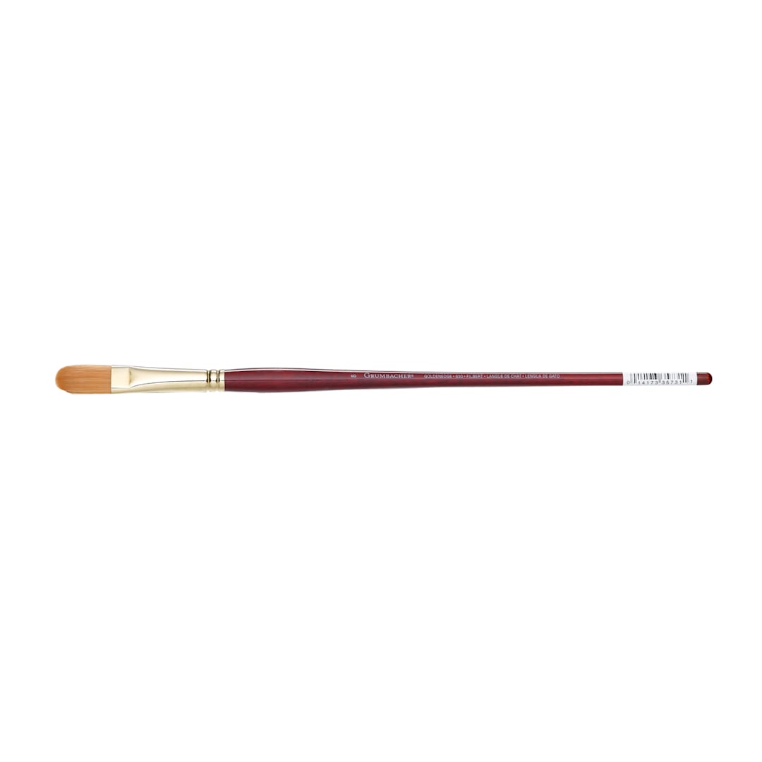 Open in modal - Grumbacher Golden Edge Acrylic Brush, Filbert, 8