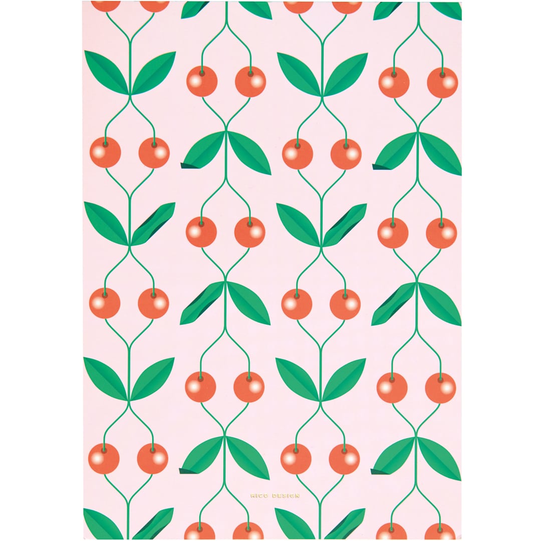 Open in modal - Rico Design Bee/Fruit/Flower Cherries - Dotted