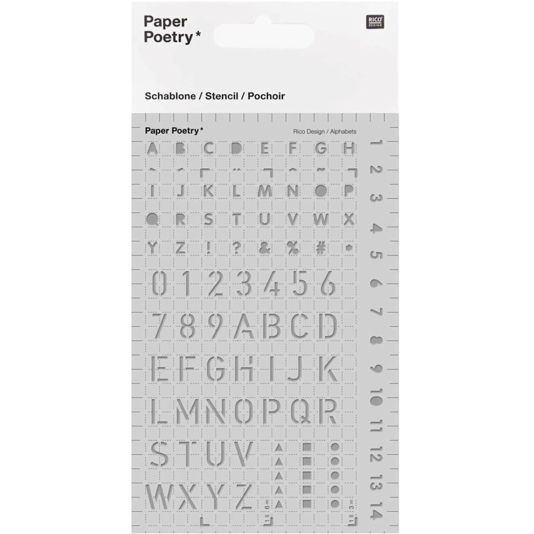 Open in modal - Journaling Stencils Letters