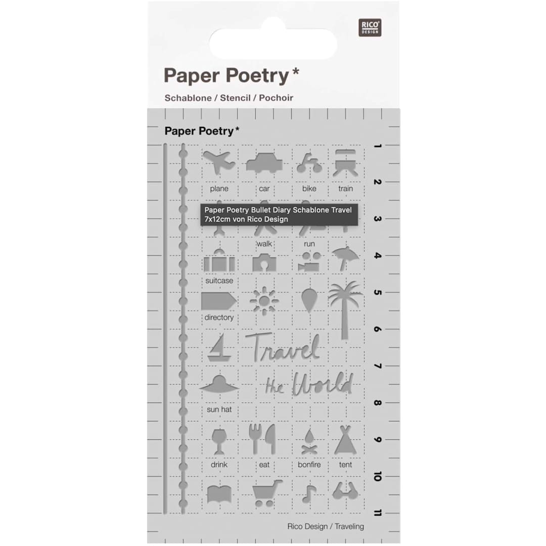 Open in modal - Journaling Stencils Travel