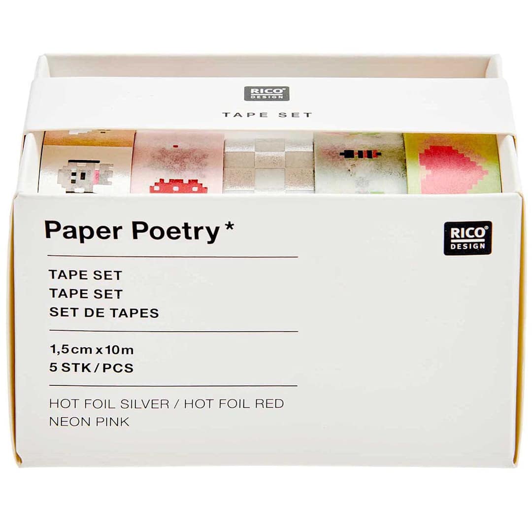 Open in modal - Printed Washi Tape Sets Pixels Set - 5/Pkg.