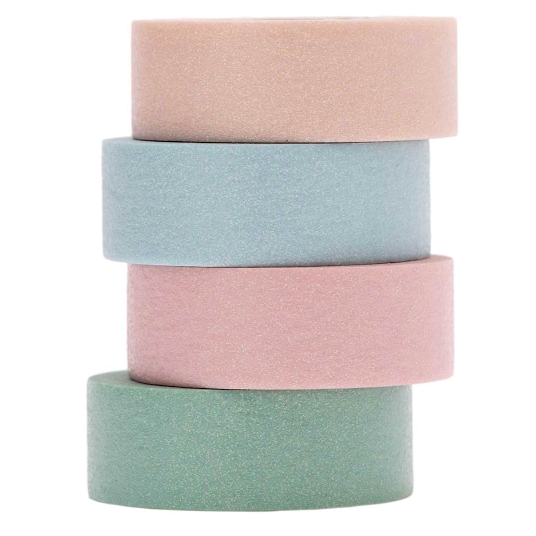 Open in modal - Washi Tape Sets Glitter Pastel Set - 4/Pkg.
