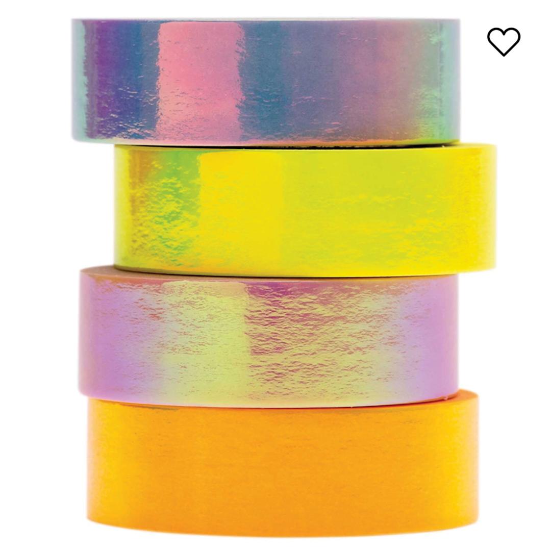 Open in modal - Washi Tape Sets Iridescent Pastel Set - 4/Pkg.