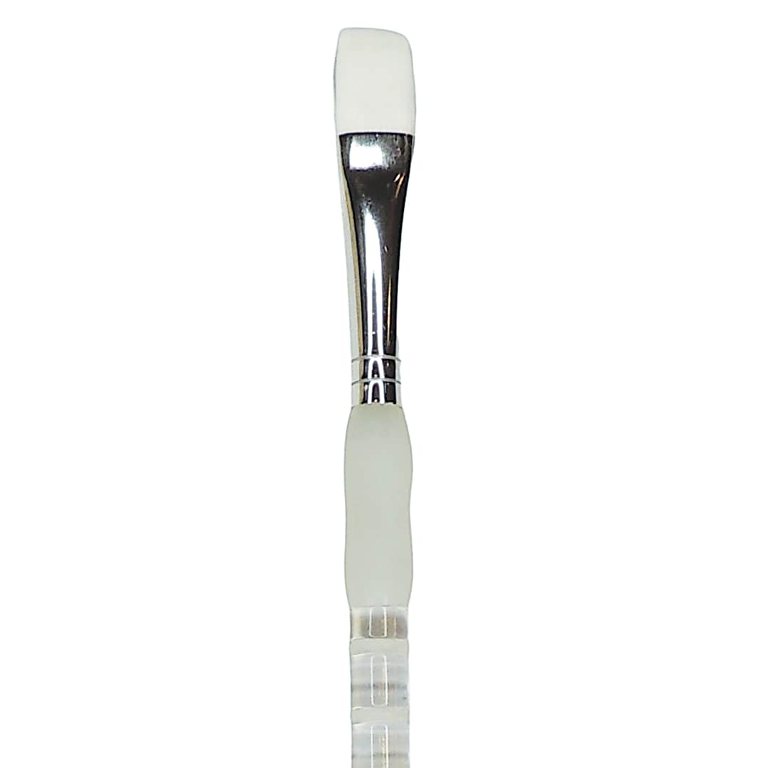 Open in modal - Royal Brush Soft Grip White Taklon, Bright, Size 6