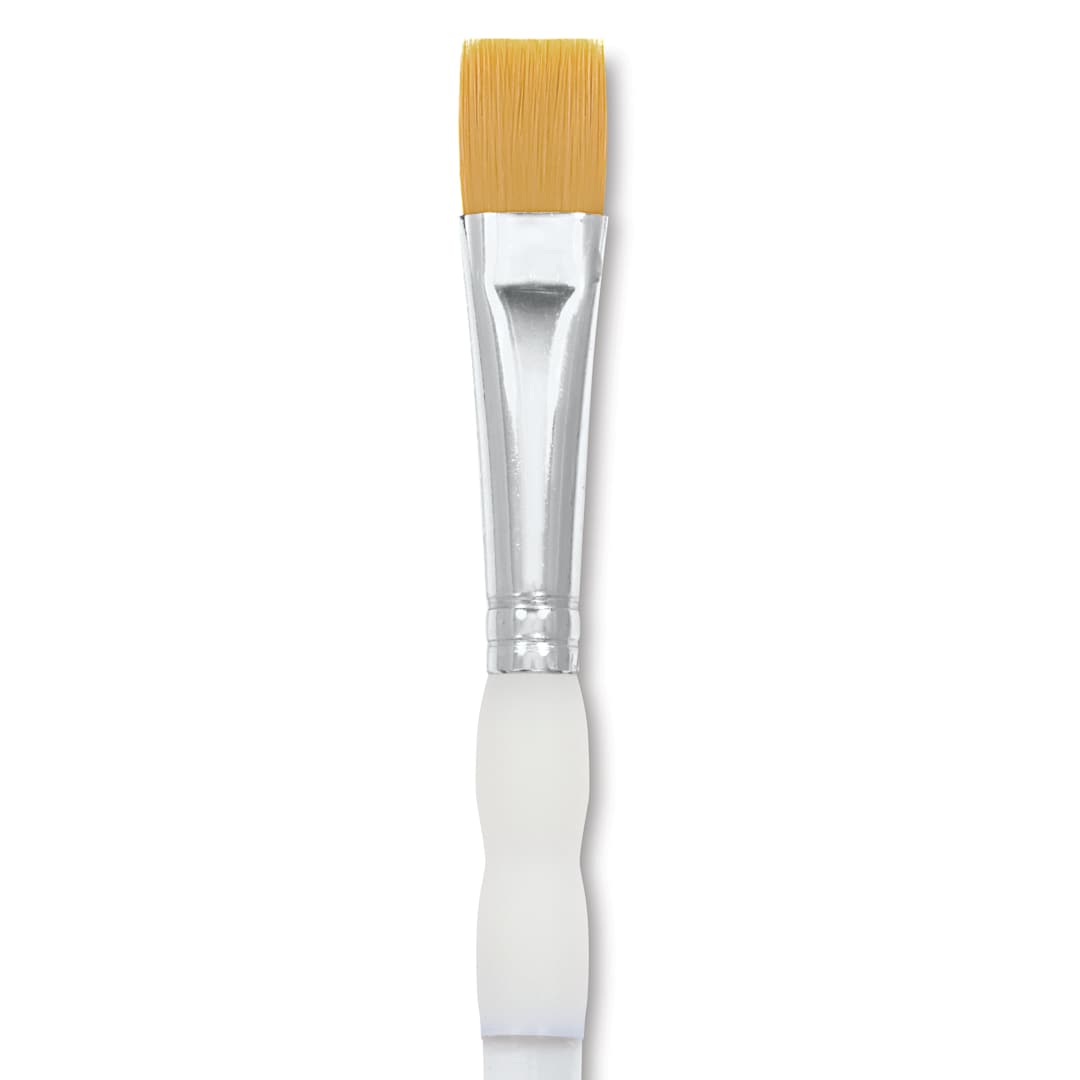 Open in modal - Royal Brush Soft-Grip Golden Taklon Brush, SHRT SHDR 12