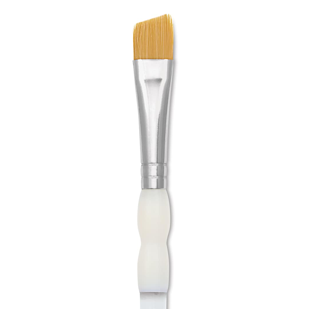 Open in modal - Royal Brush Soft-Grip Golden Taklon Brush, ANGL 12