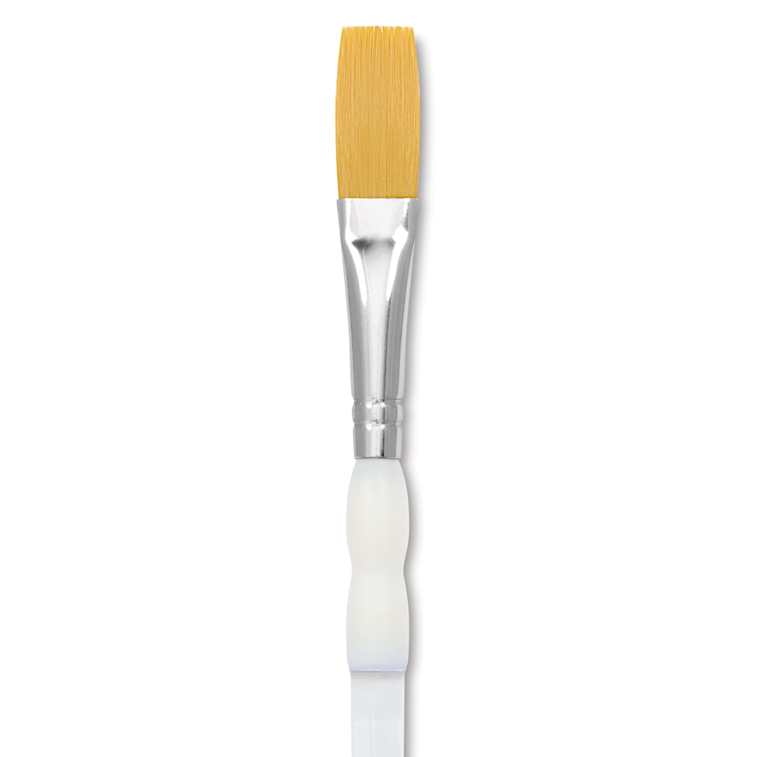 Open in modal - Royal Brush Soft-Grip Golden Taklon Brush, STROKE 12