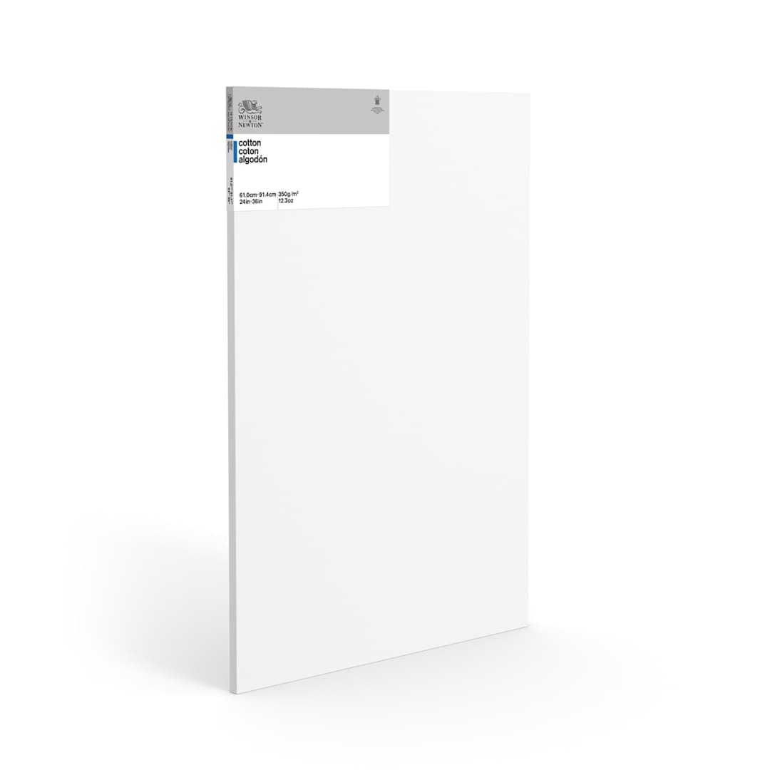 Open in modal - Winsor & Newton Classic Cotton Stretched Canvas, Traditional .75 Profile, 24 in x 36 in