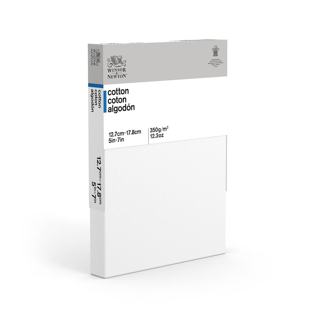 Open in modal - Winsor & Newton Classic Cotton Stretched Canvas, Traditional .75 Profile, 5 in x 7 in