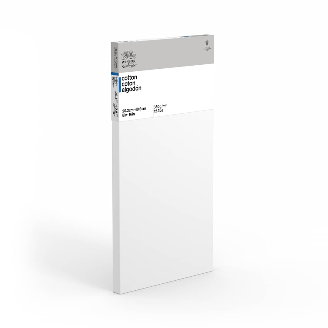 Open in modal - Winsor & Newton Classic Cotton Stretched Canvas, Traditional .75 Profile, 8 in x 16 in