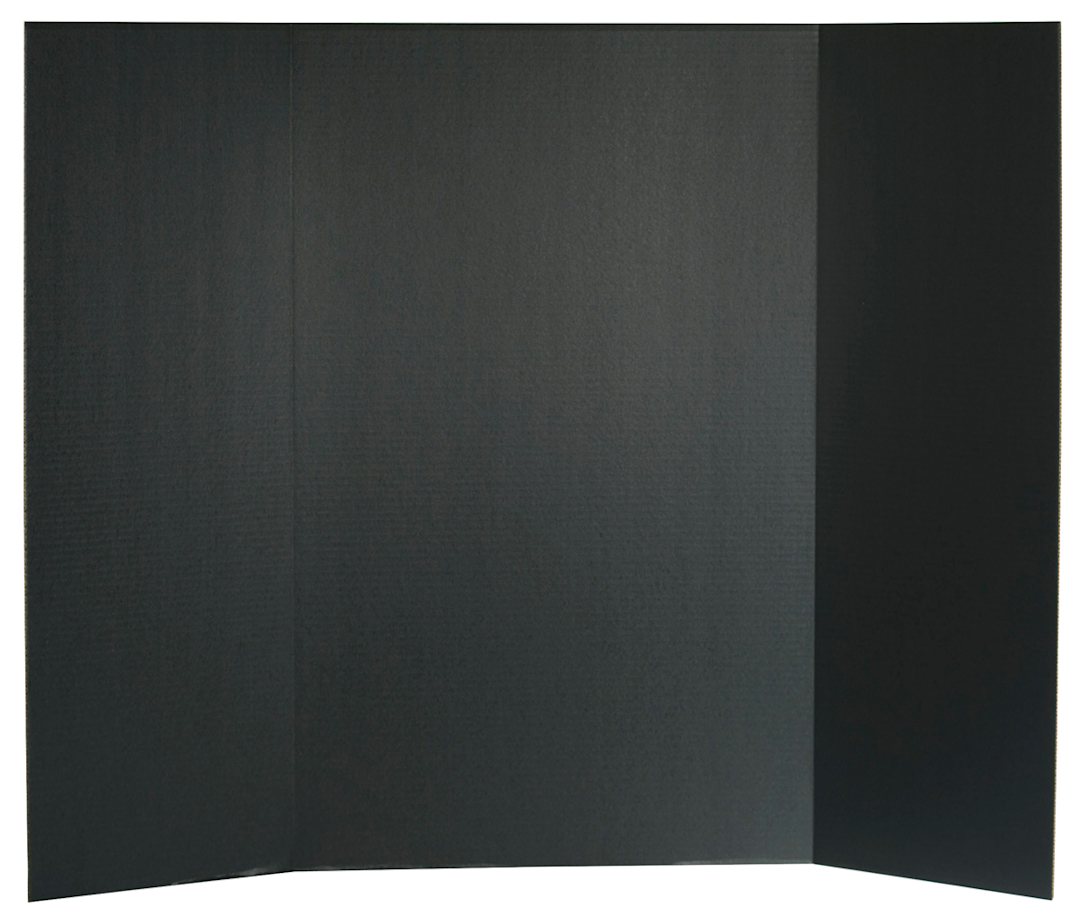 Open in modal - Corrugated Project Display Boards Black - 36" x 48" Corrugated