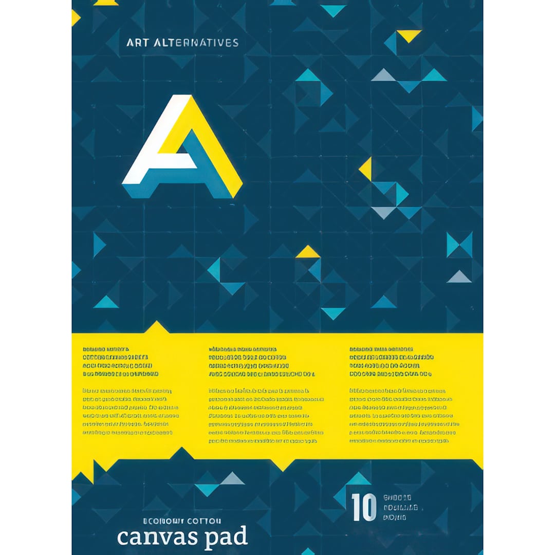 Open in modal - Art Alternatives Canvas Pad, White, 16" x 20"