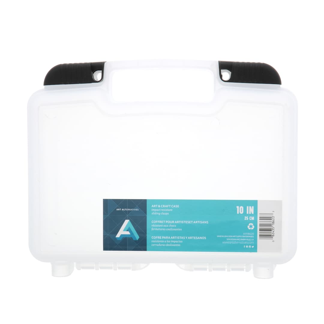 Open in modal - Art Alternatives Art & Craft Case, Clear, 10"