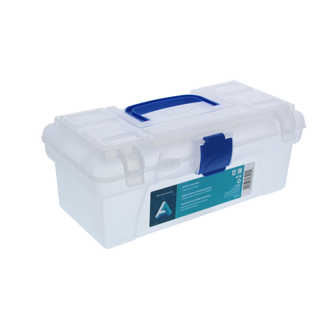 Open in modal - Art Alternatives Artist Tool Box, Clear, 12"