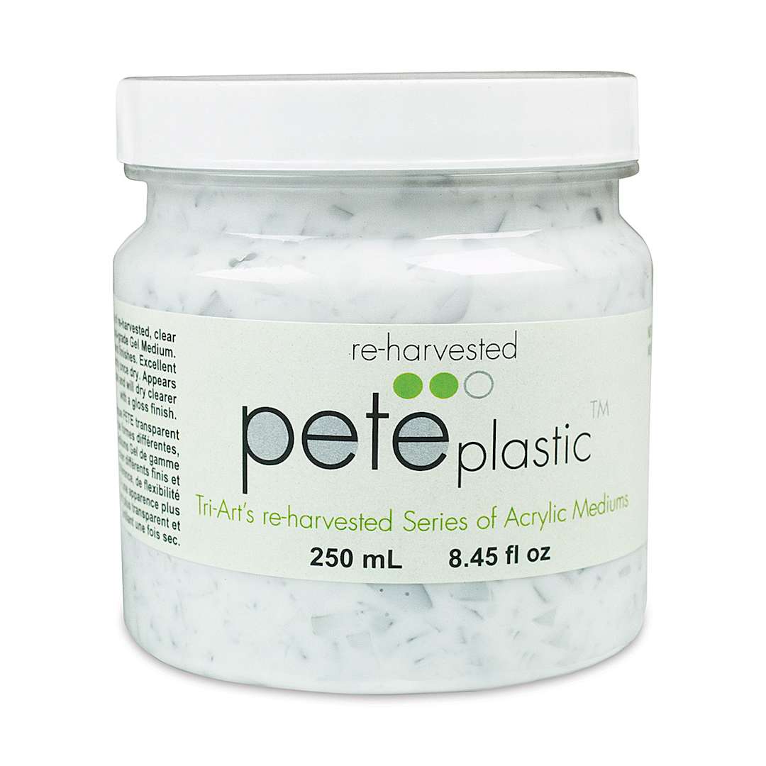 Open in modal - Tri-Art Re-Harvested Acrylic Medium - PETE Plastic, 250 ml