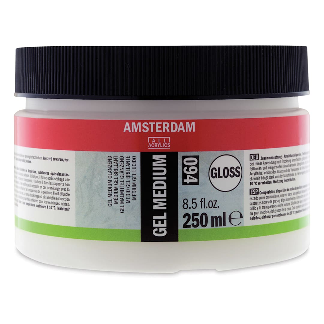 Open in modal - Amsterdam Acrylic Gel Medium - Gloss, 250 ml, Jar