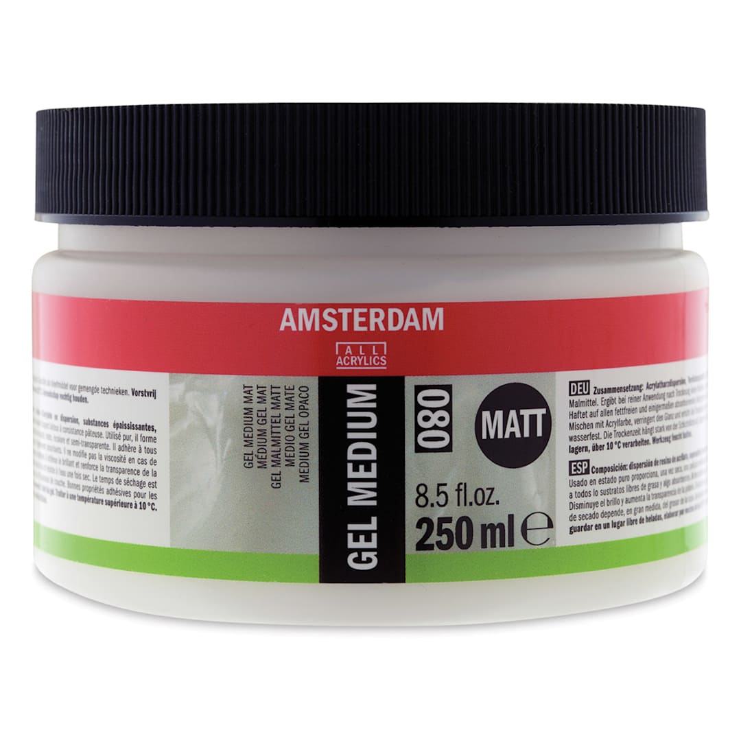 Open in modal - Amsterdam Acrylic Gel Medium - Matte, 250 ml, Jar