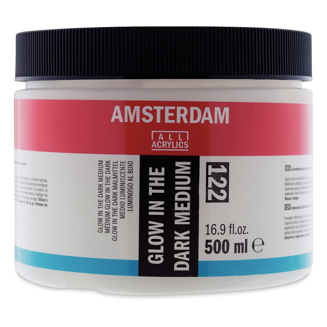 Open in modal - Amsterdam Acrylic Glow in the Dark Medium - 500 ml, Jar