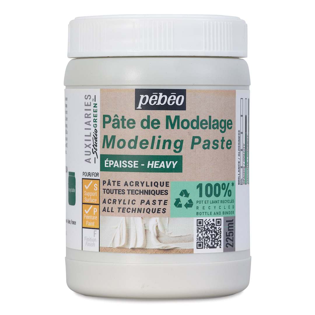 Open in modal - Pebeo Studio Green Modeling Paste - Heavy, 225 ml