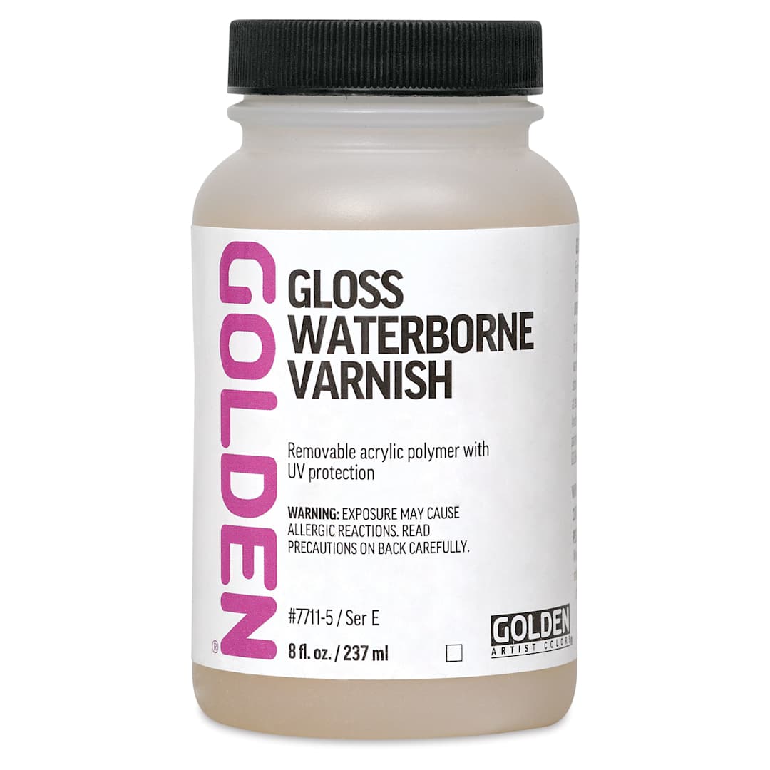 Open in modal - Golden Waterborne Varnish - Gloss, 8 oz