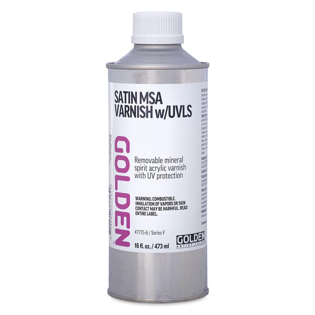 Open in modal - Golden MSA Varnish with UVLS - Satin, 16 oz