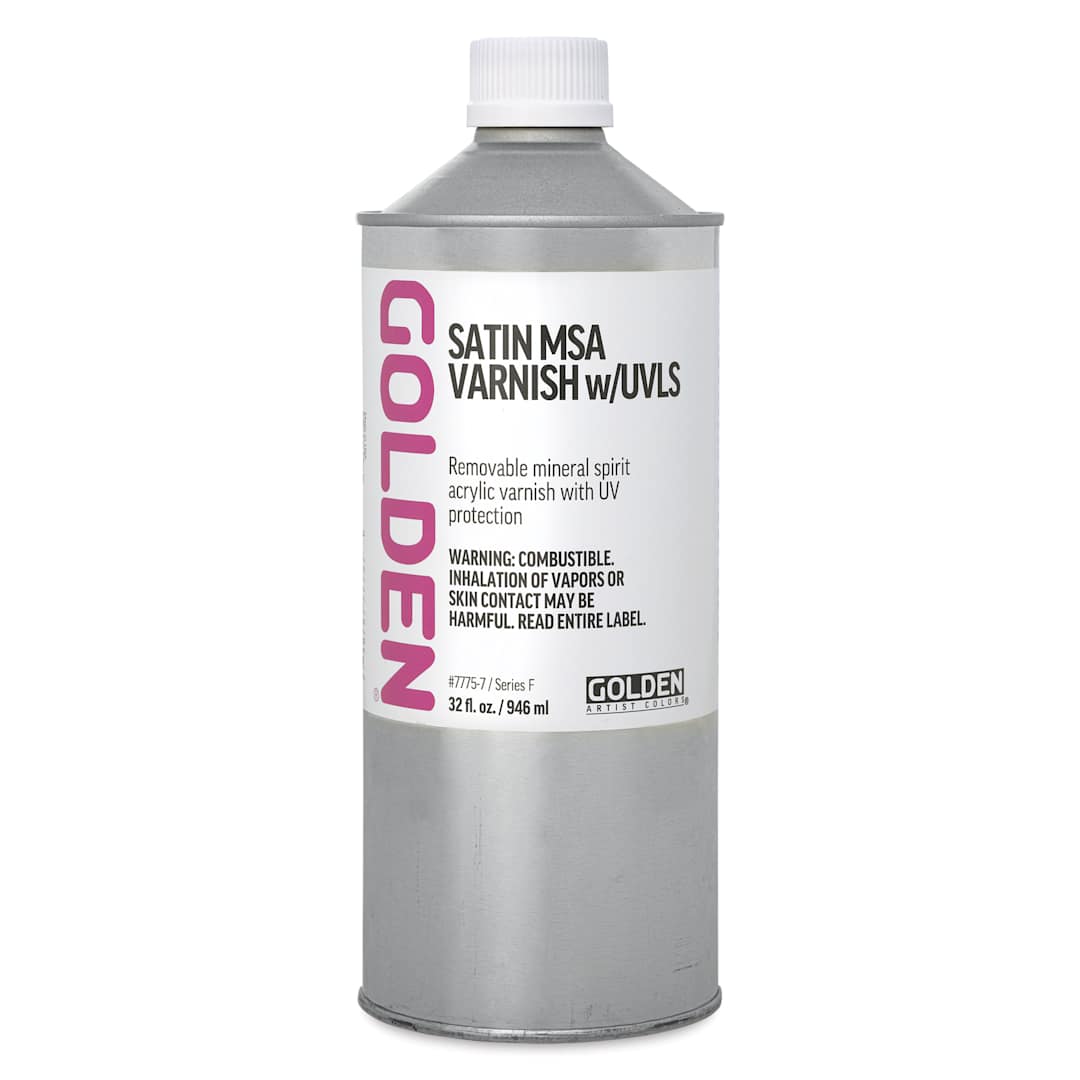 Open in modal - Golden MSA Varnish with UVLS - Satin, 32 oz