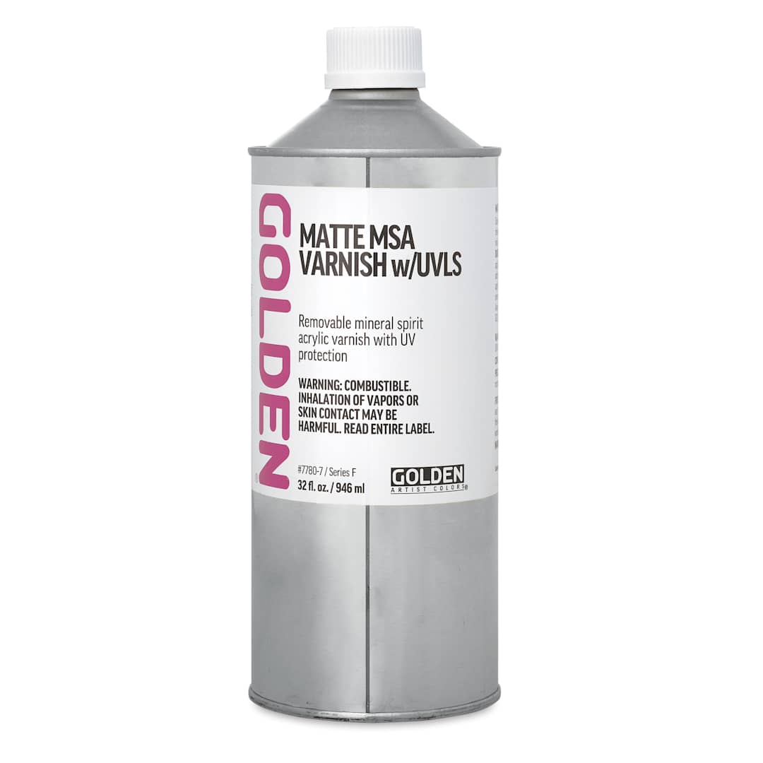 Open in modal - Golden MSA Varnish with UVLS - Matte, 32 oz