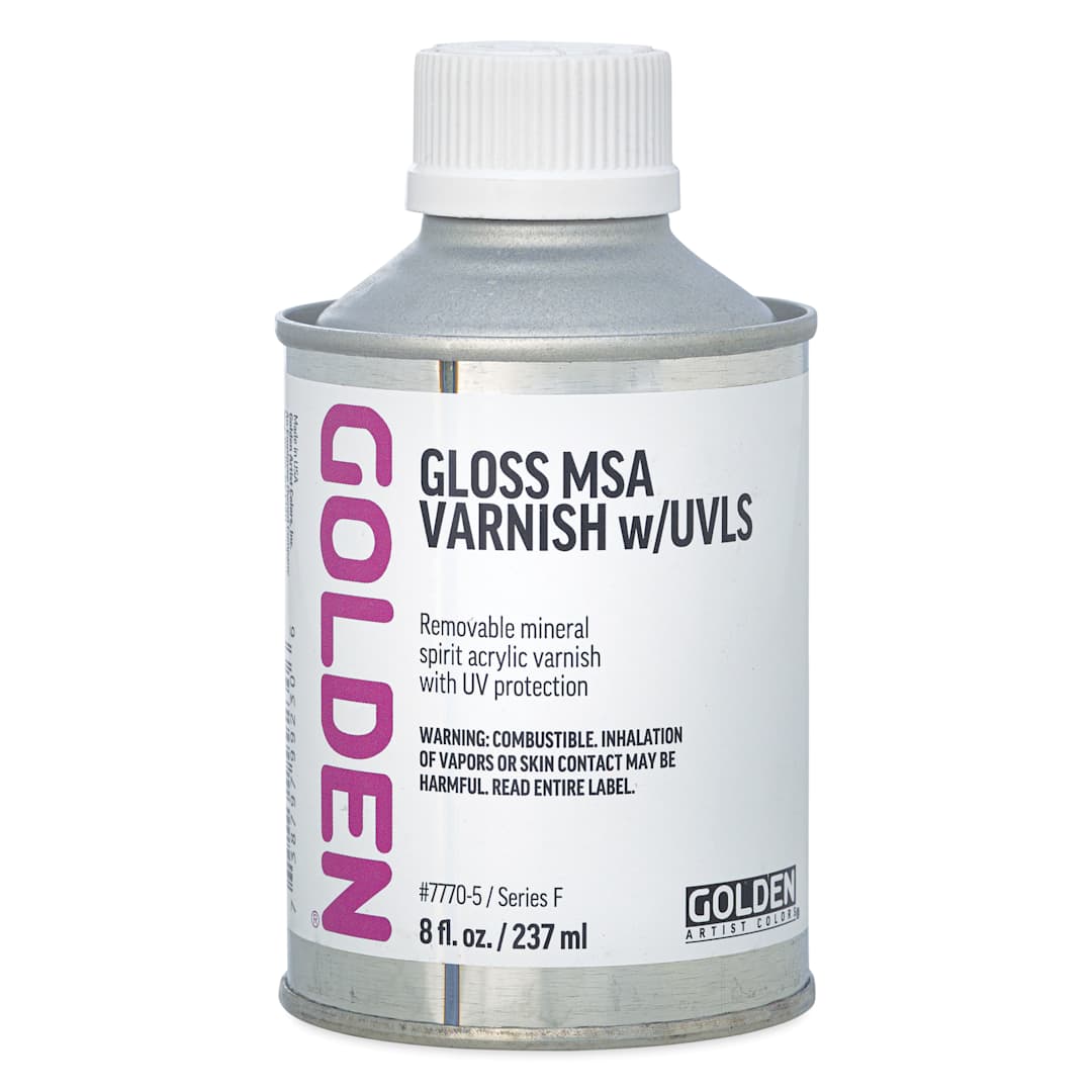 Open in modal - Golden MSA Varnish with UVLS - Gloss, 8 oz