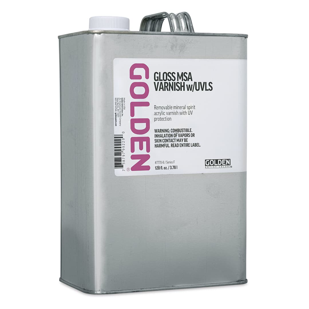 Open in modal - Golden MSA Varnish with UVLS - Gloss, 128 oz