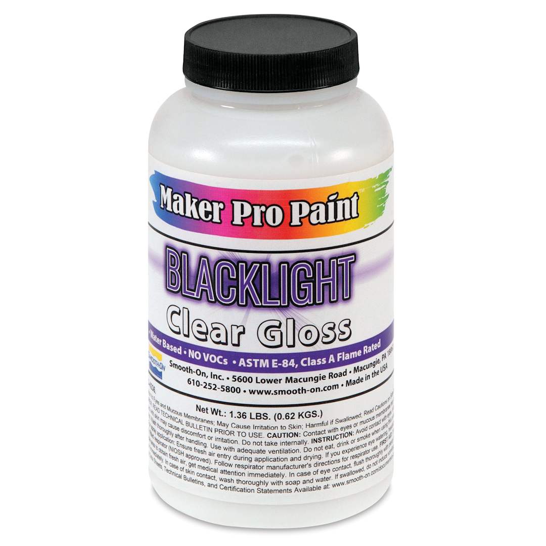 Open in modal - Smooth-On Maker Pro Blacklight Top-Coating Medium - Gloss, 16 oz