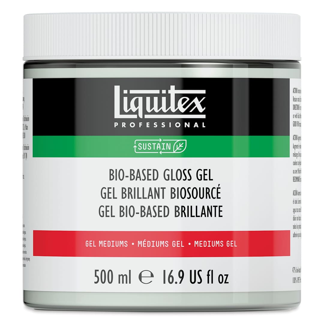 Open in modal - Liquitex Bio-Based Acrylic Gel Medium - Gloss Gel, 500 ml