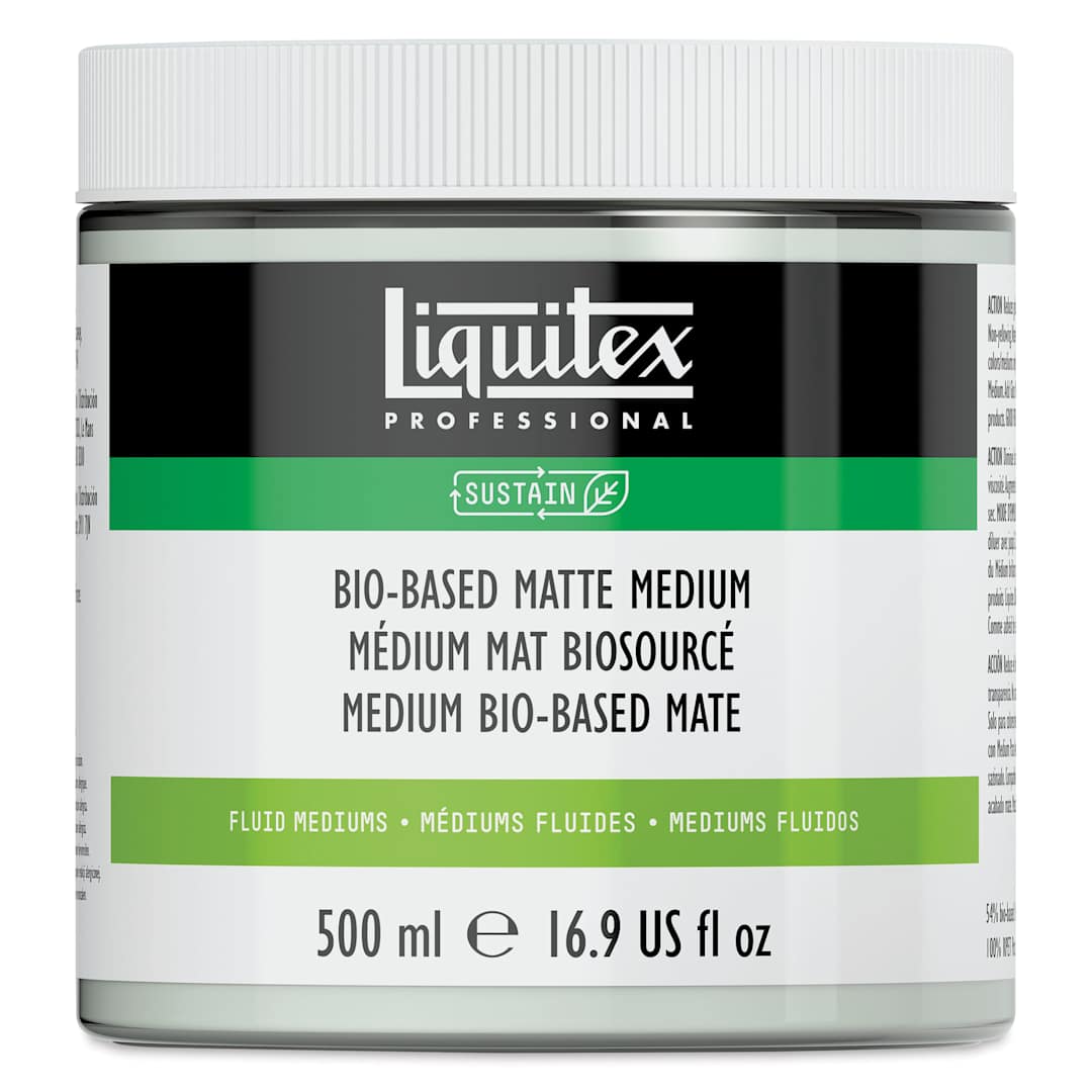 Open in modal - Liquitex Bio-Based Acrylic Fluid Medium - Matte Medium, 500 ml