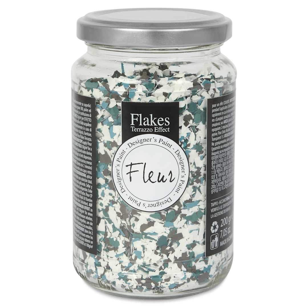 Open in modal - Fleur Terrazzo Effect Flakes - Brazilian Emerald, 200 g