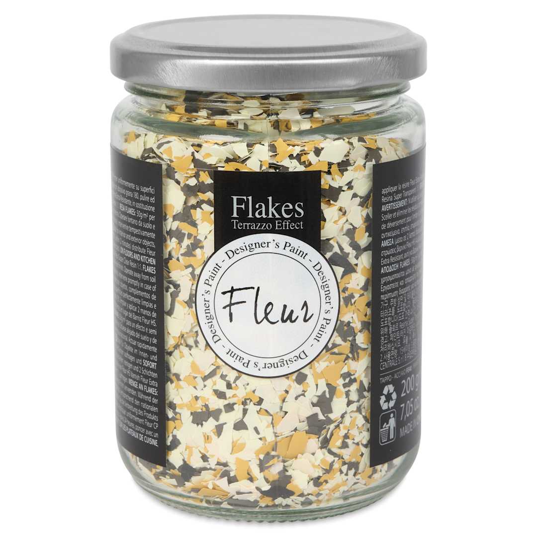 Open in modal - Fleur Terrazzo Effect Flakes - Tiger Eye, 200 g