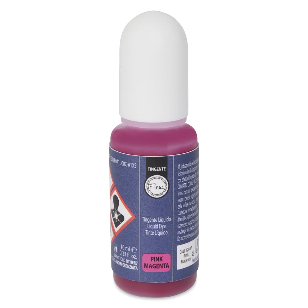 Open in modal - Fleur Epoxy Resin Liquid Dye - Pink Magenta, 10 ml