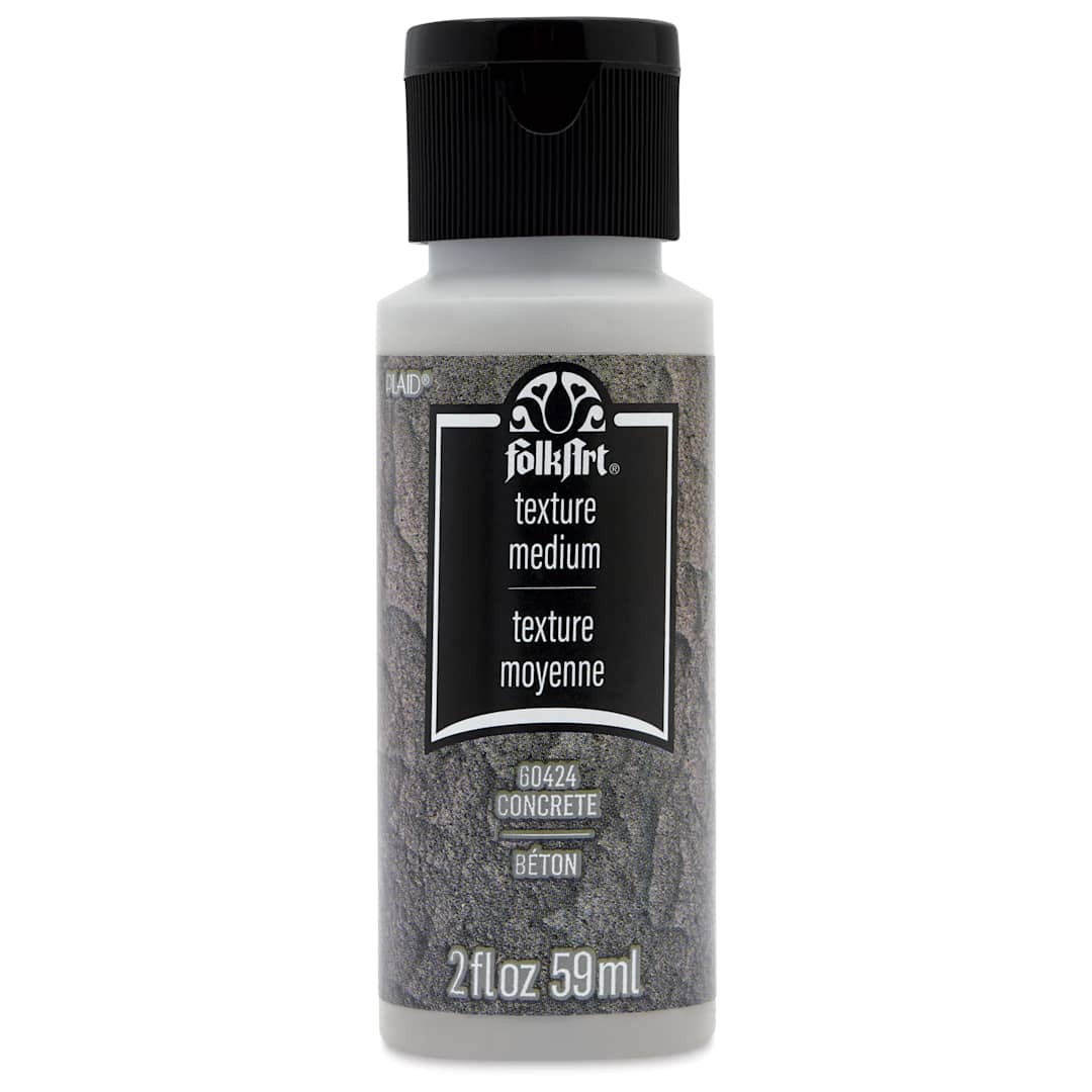 Open in modal - FolkArt Concrete Texture Acrylic Medium , 2 oz Bottle