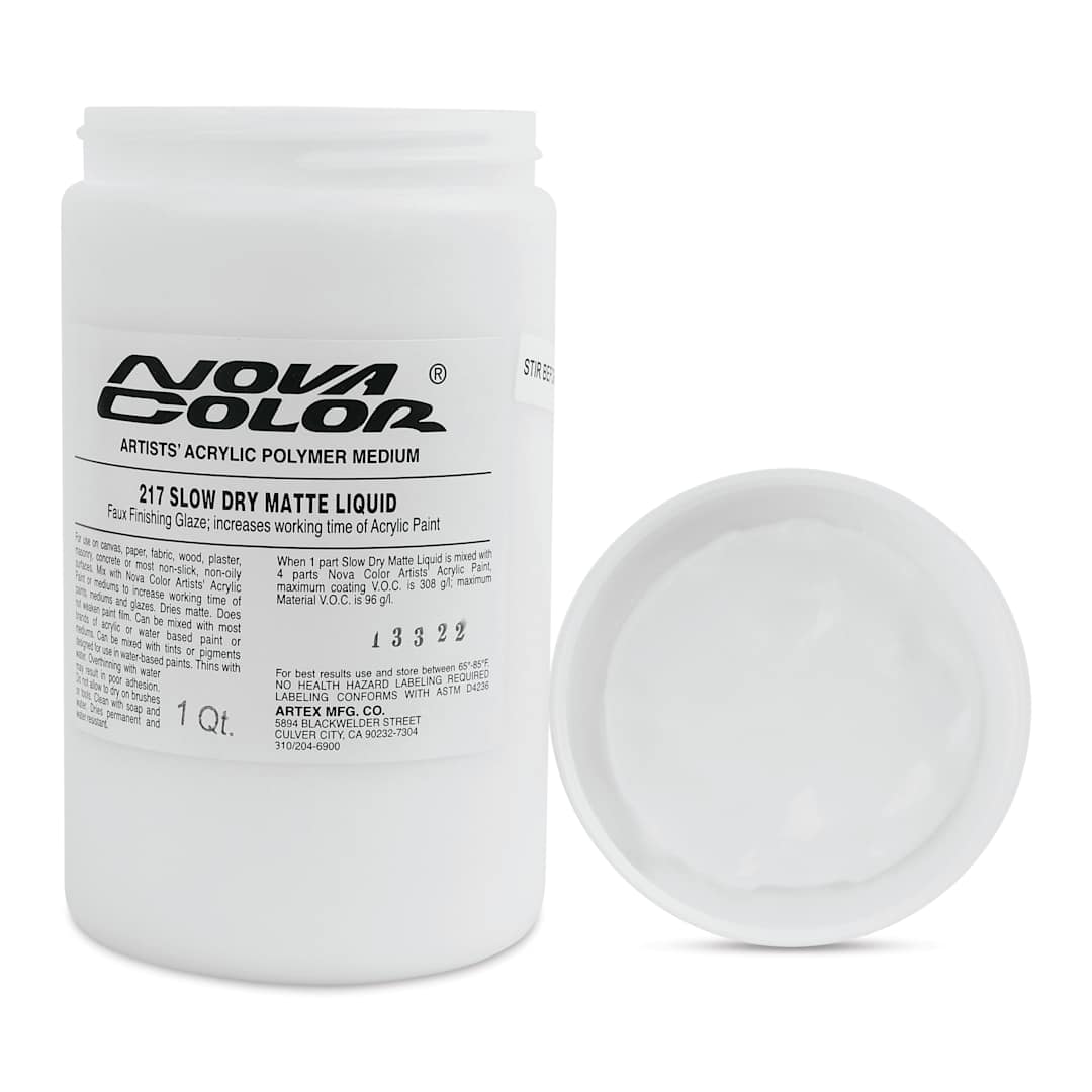 Open in modal - Nova Color Slow Dry Matte Liquid Acrylic Medium - 946 ml