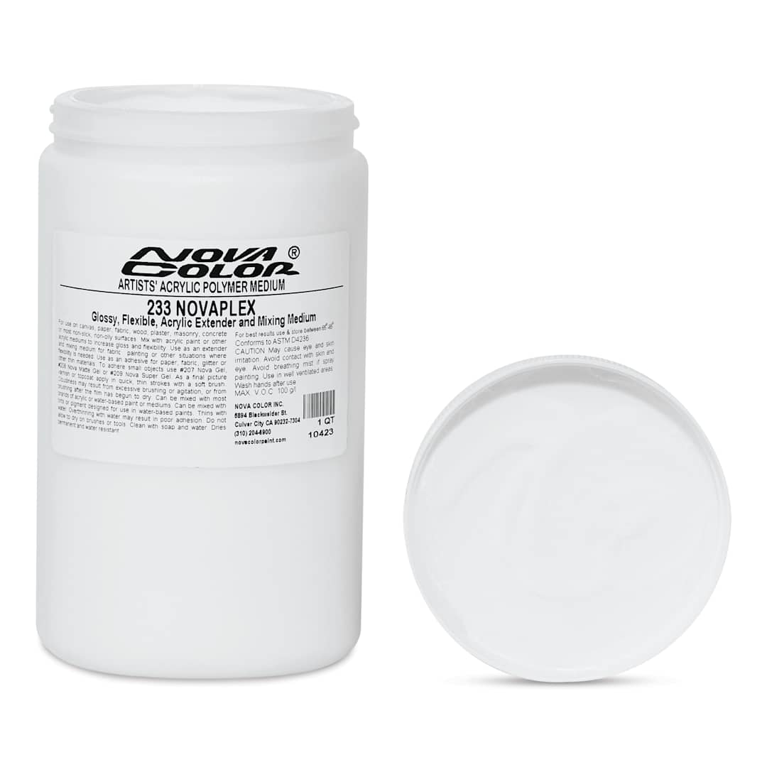 Open in modal - Nova Color Novaplex Acrylic Medium -  233, Extender and Mixing Medium, 32 oz