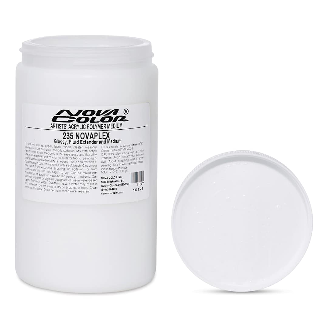 Open in modal - Nova Color Novaplex Acrylic Medium - 235, Fluid Extender and Medium, 32 oz