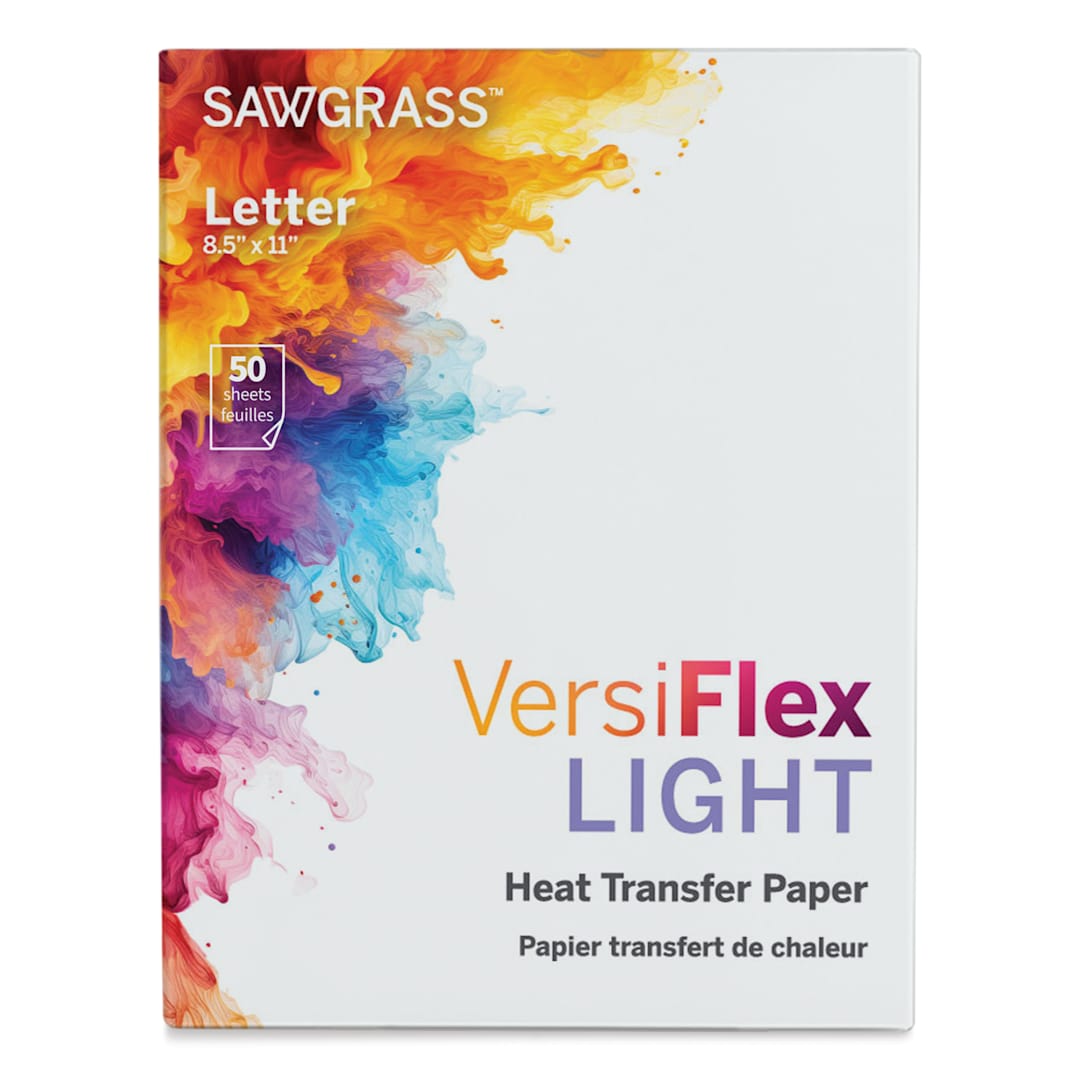Open in modal - Sawgrass VersiFlex Light Heat Transfer Paper - Pkg of 50, 8-1/2" x 11"