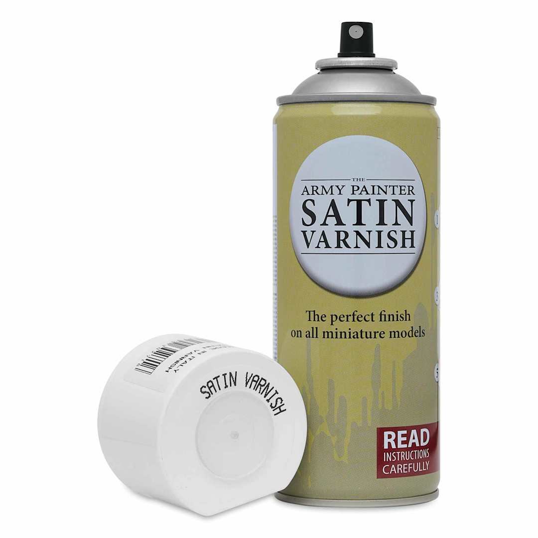 Open in modal - The Army Painter Colour Primer Spray Varnish - Satin Varnish, 400 ml