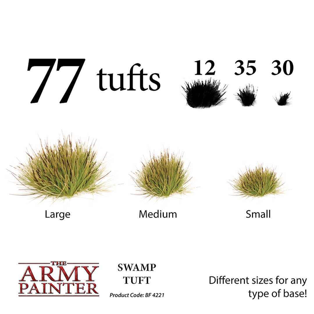 Open in modal - The Army Painter Battlefields Scenery Grass Tufts - Swamp Tuft