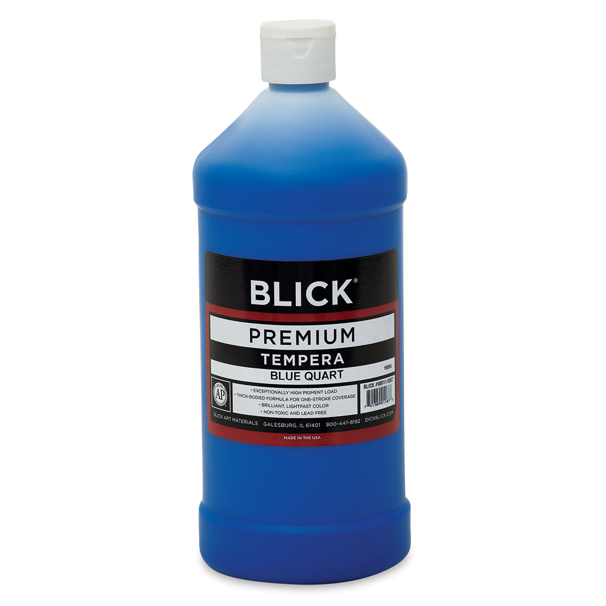Blick Premium Grade Tempera - Blue, Quart