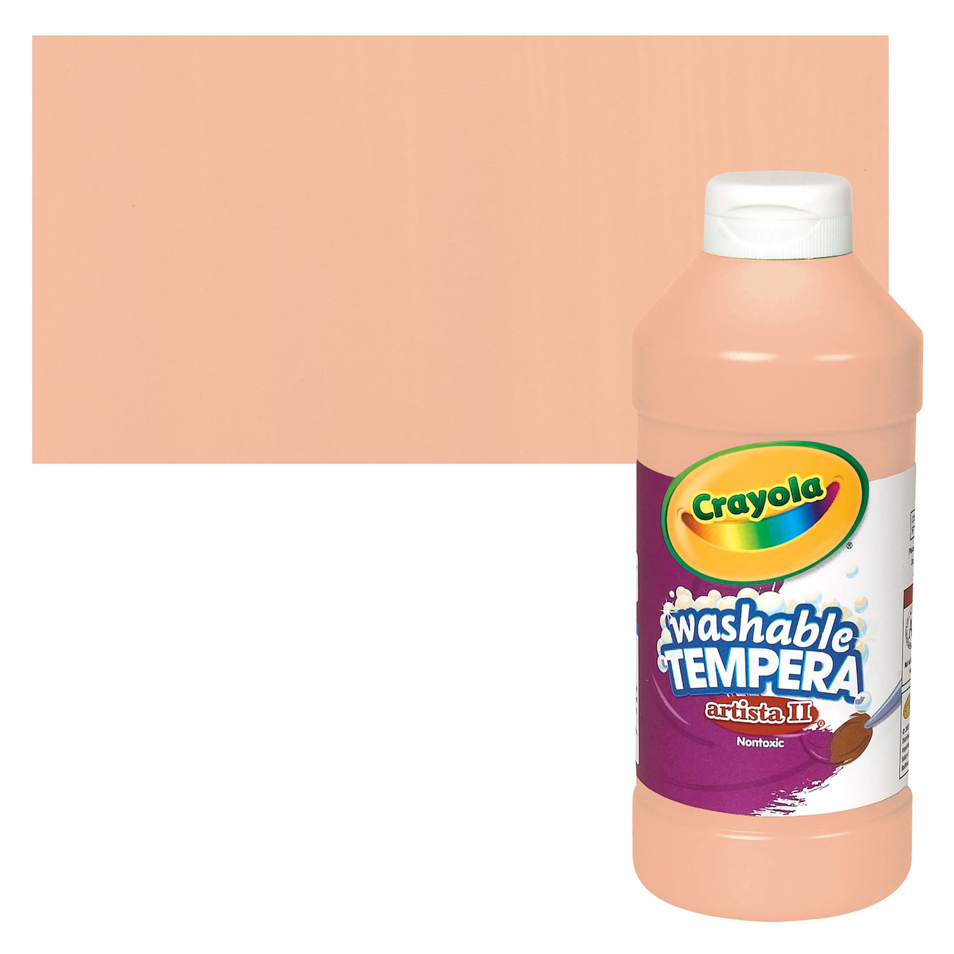 Crayola Artista II Washable Tempera Paint 16oz Black