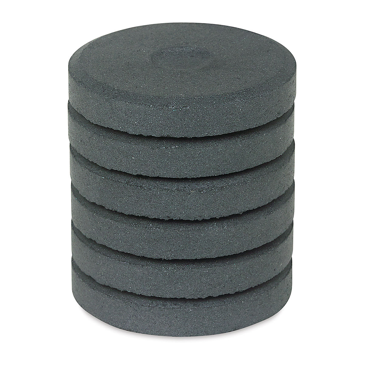 Richeson Tempera Cakes and Sets - Charcoal Metallic, Pkg of 6