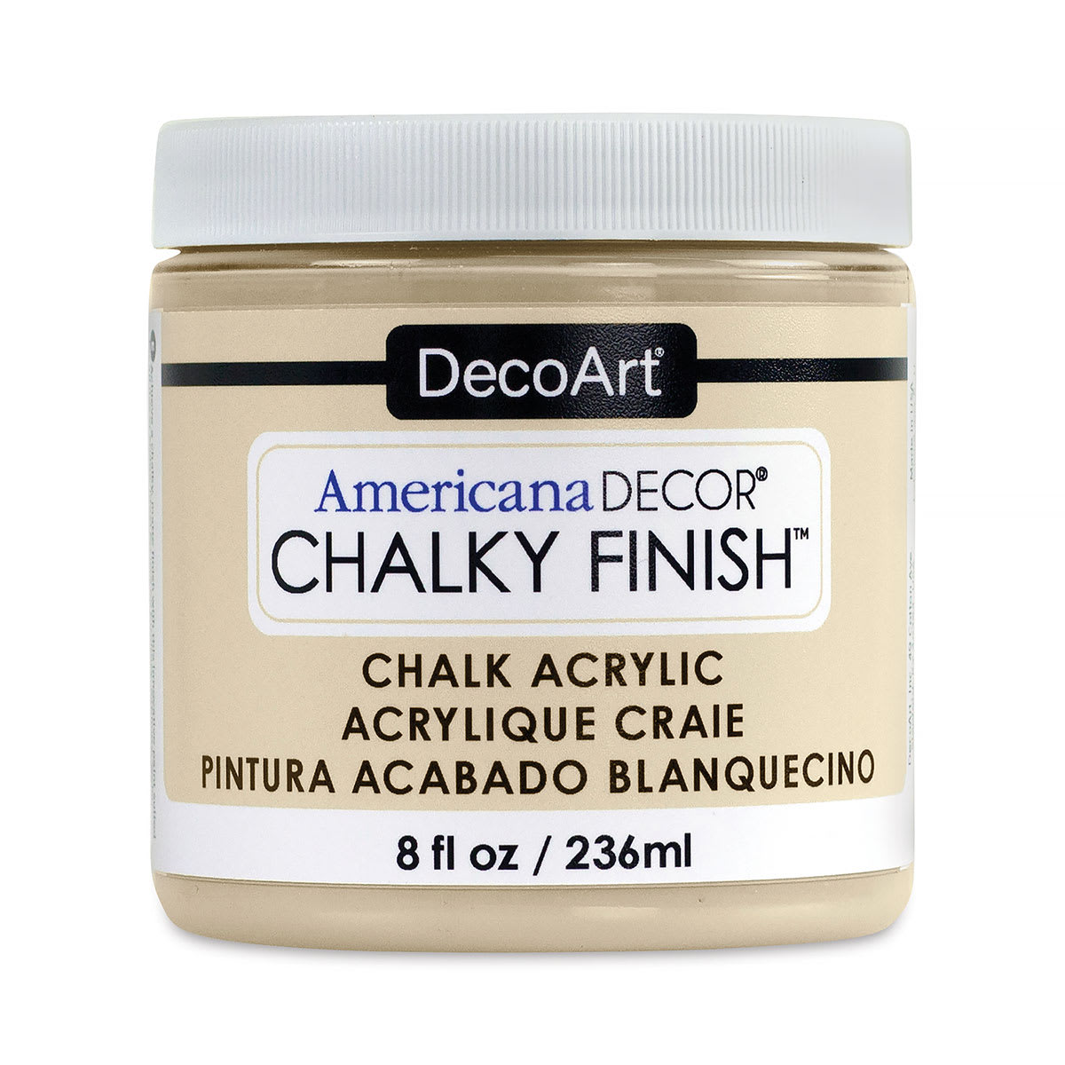 Americana Decor Chalky Finish Paint - Timeless, 8 oz jar